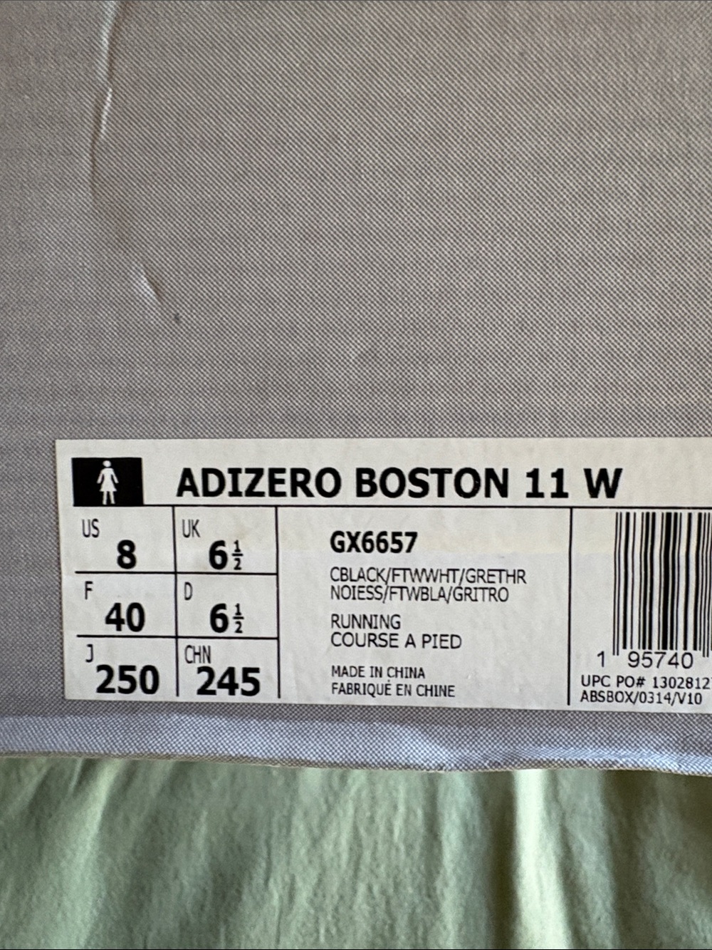 adidas Boston 11 Black White Women's brand new Running Shoes - Picture 3 of 8